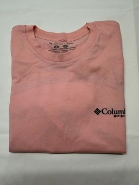 Columbia Pink Short Sleeve Logo Tee